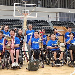 아산휠스파워농구단, 서일본을 지배하다!